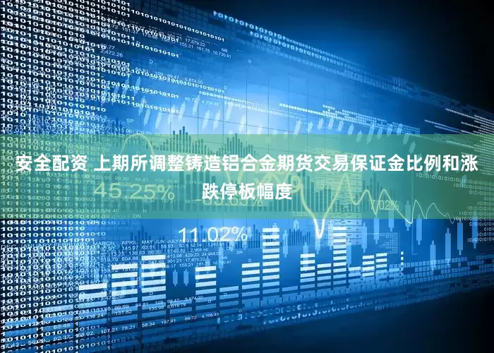 安全配资 上期所调整铸造铝合金期货交易保证金比例和涨跌停板幅度